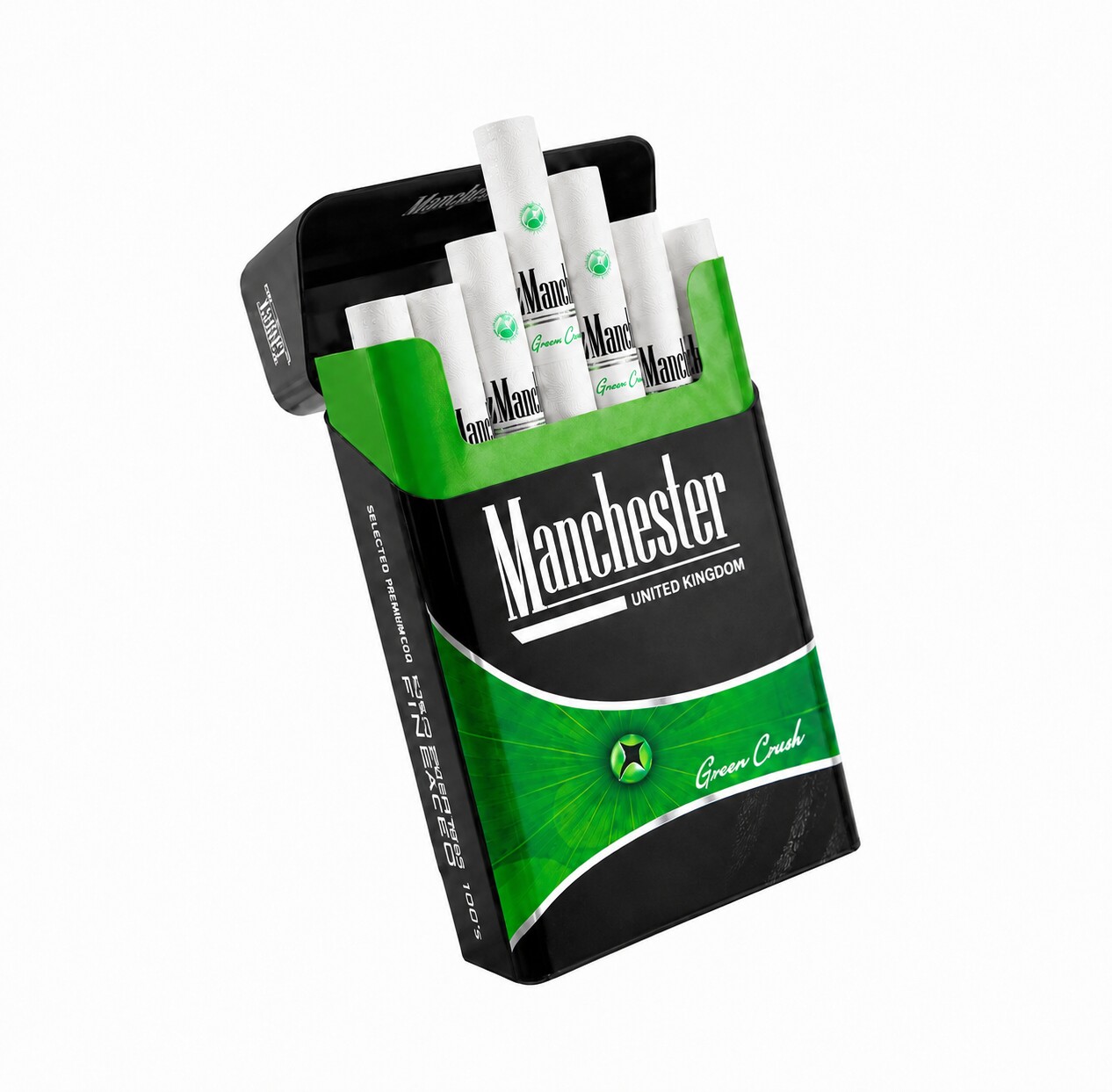 Manchester Green Crush Manchester Green Crush (10 Packs x 20s) - Image 1