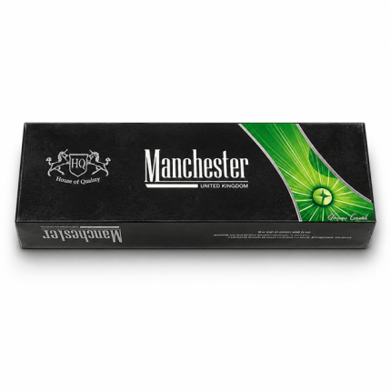 Manchester Green Crush Cigarette Carton