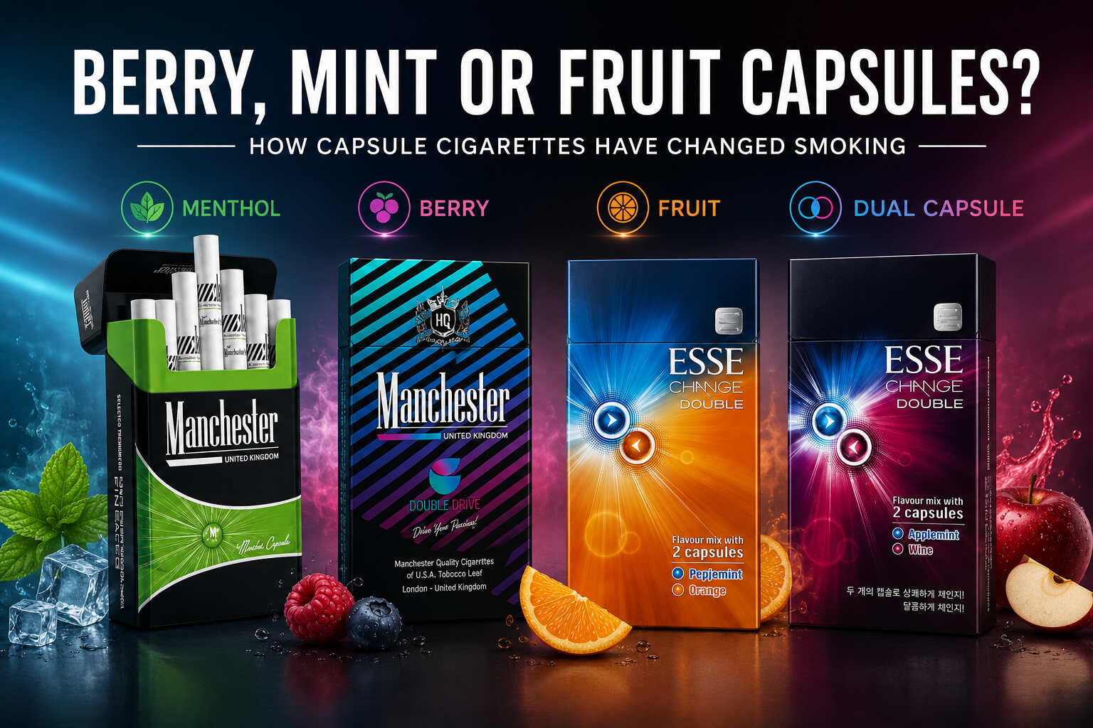 Berry, Mint or Fruit Capsules How Capsule Cigarettes Have Changed Smoking