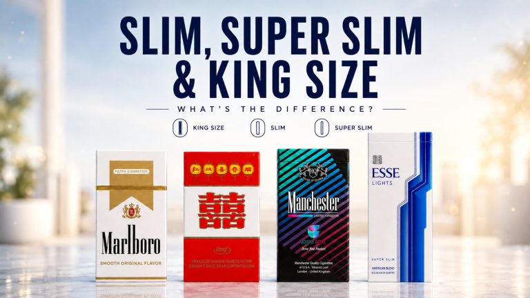 What's the Difference Between Slim, Super Slim and King Size Cigarettes